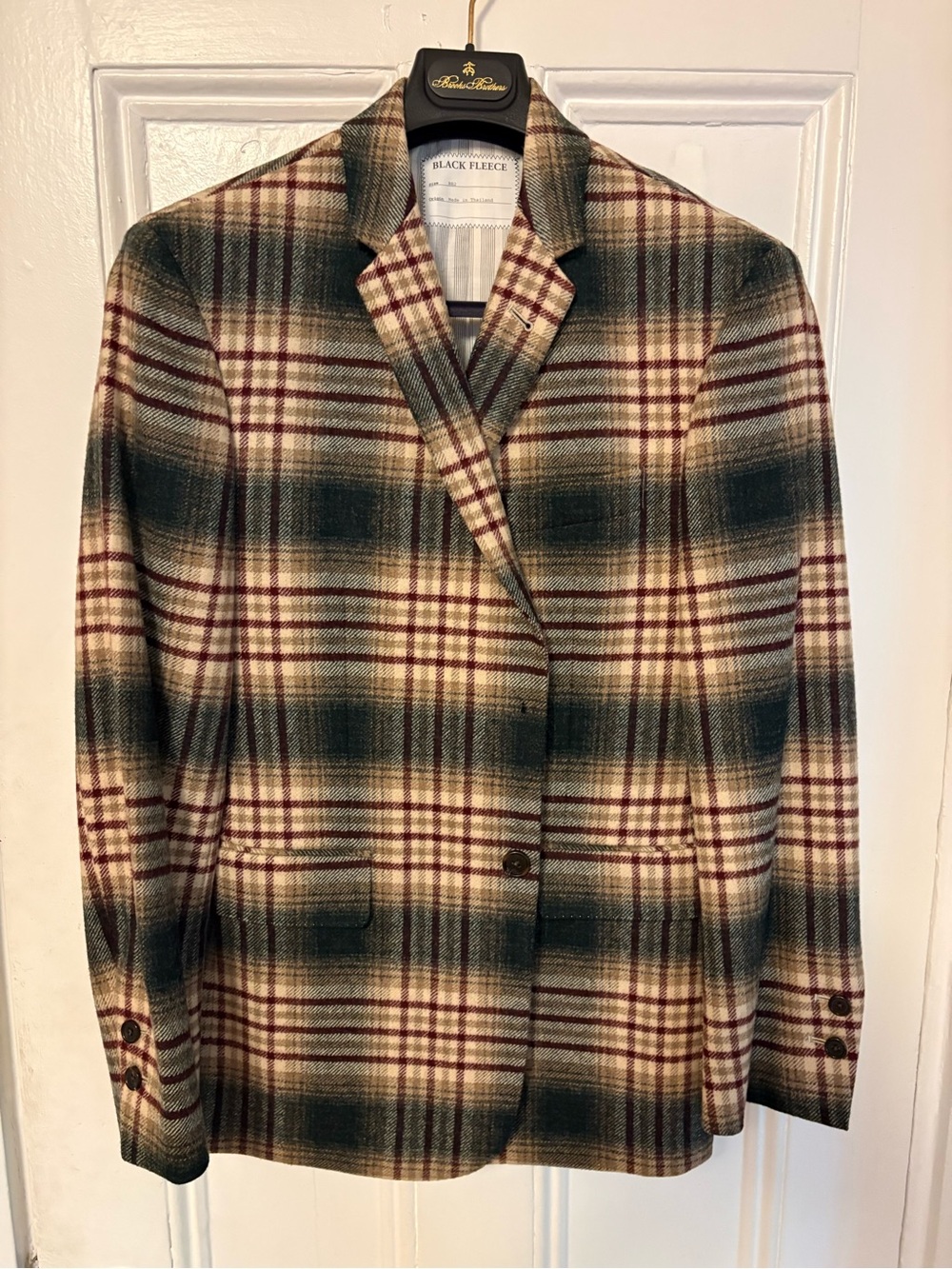 Men’s Brooks Brothers Black Fleece by Thom Browne Plaid Sport Coat